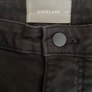 Everlane Organic Cotton Black Denim, 10R Like New